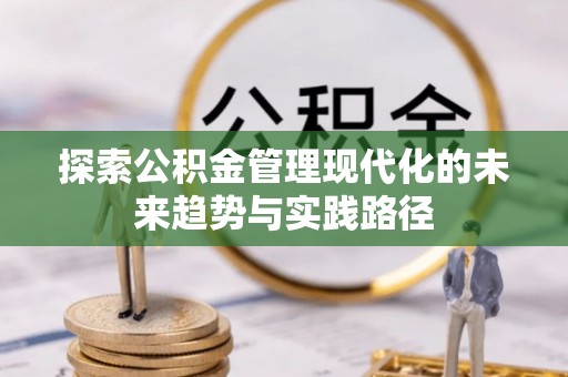 依兰探索公积金管理现代化的未来趋势与实践路径